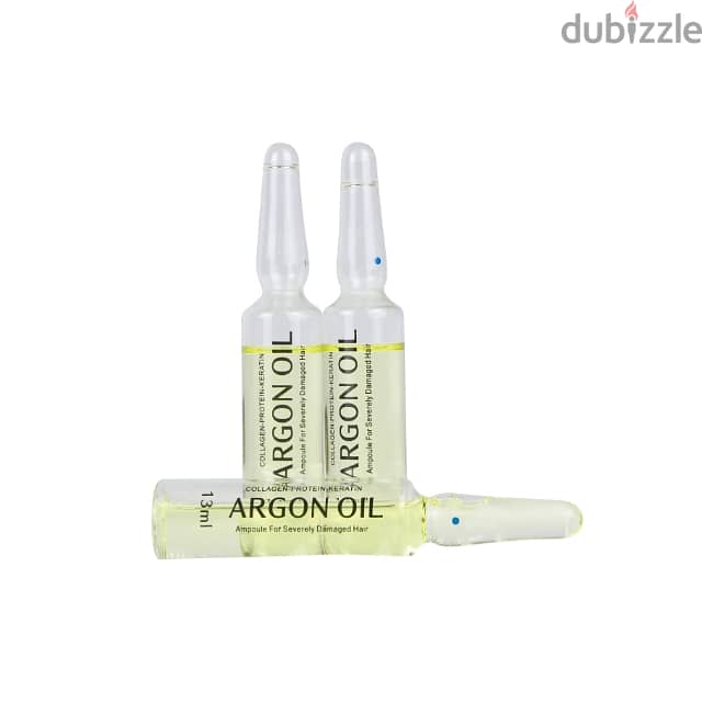 Keratine Queen Ampoules with Collagen & Argan for Hair Repair 2