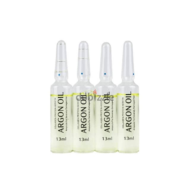 Keratine Queen Ampoules with Collagen & Argan for Hair Repair 4