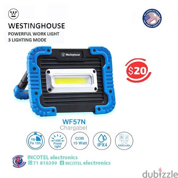 Rechargeable work light WF57N 2