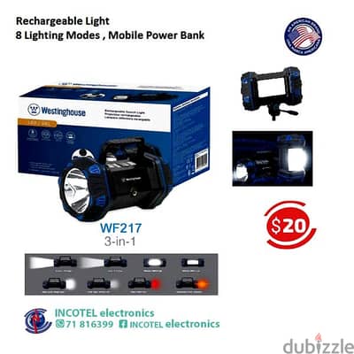 Rechargeable multiple Flash light WF217CB