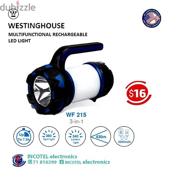 Westinghouse rechargeable Light 5