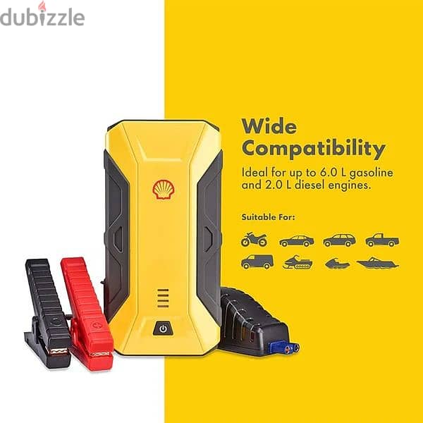 Shell Portable Jump Starter 12000mAh SH912 0