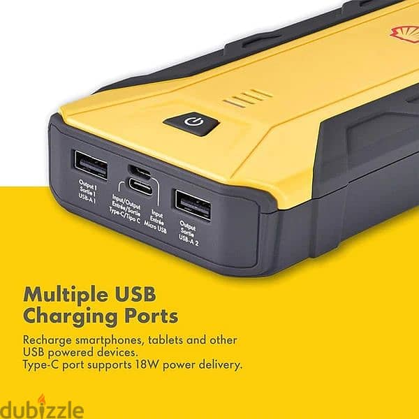 Shell Portable Jump Starter 12000mAh SH912 2