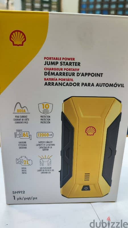 Shell Portable Jump Starter 12000mAh SH912 3