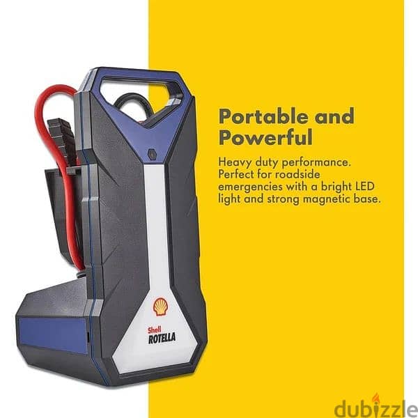 Shell Heavy Duty Performance Portable Jump Starter 24,000 mAh SH924 1