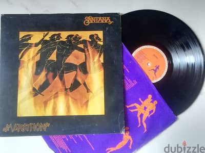 Santana 'Marathon" vinyl lp