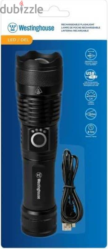 Bright LED Torch WF393 with Adjustable Focus – 1200 Lumens 3