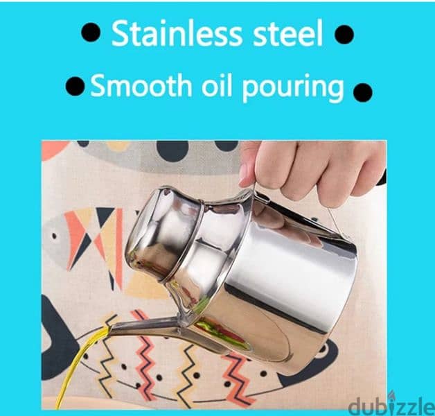 original stainless steel oil or tea pot 2