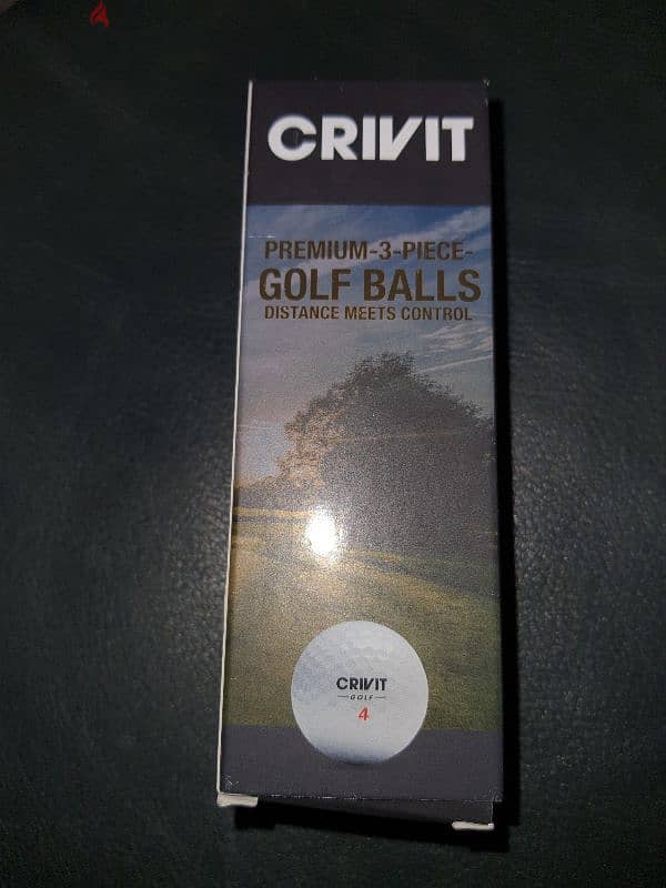 GOLF BALLS  PREMIUM  3 PIECES CRIVIT 4