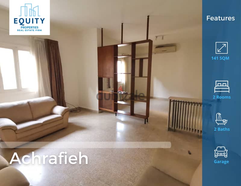 141SQM Apartment For Rent In Achrafiehشقة للايجار في الاشرفية#JZ78624 0