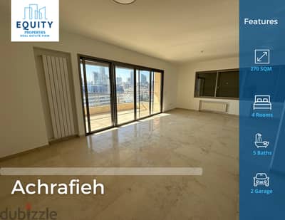 270 SQM Apartment For Sale In Achrafiehشقة للبيع في الاشرفية #JZ114024