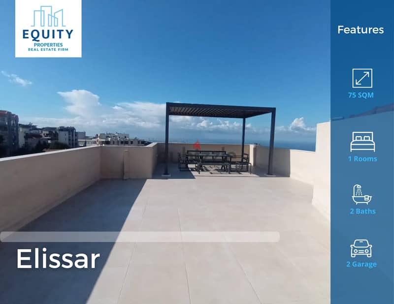 75 SQM Apartment + 100 Terrace For Rent In Elissar #CK114162 0