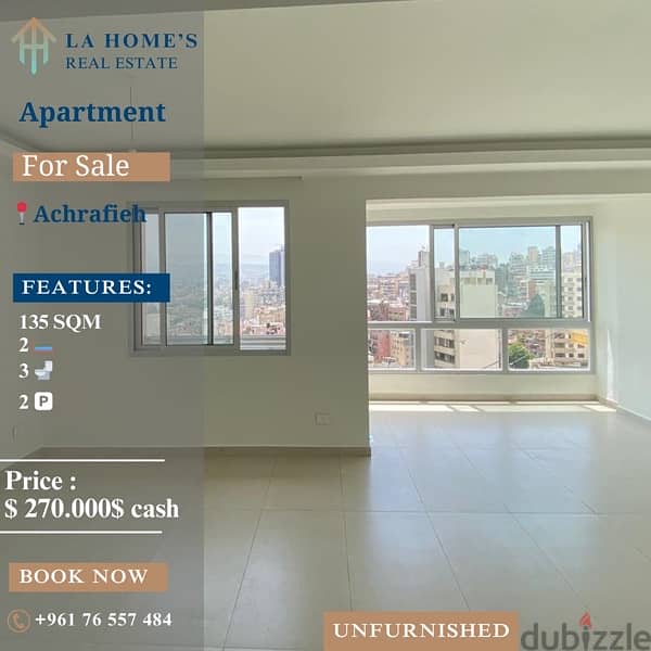 apartment for sale in Achrafieh شقة للبيع في الاشرفية 0