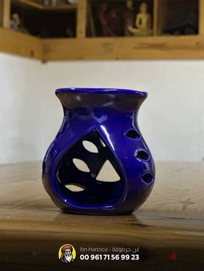 Oil and wax incense burner