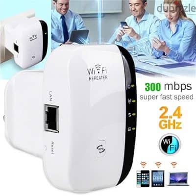 WiFi Range Extender - Internet Booster & Wireless Signal Repeater