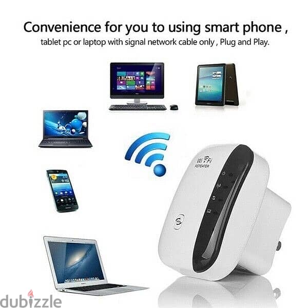 WiFi Range Extender - Internet Booster & Wireless Signal Repeater 5