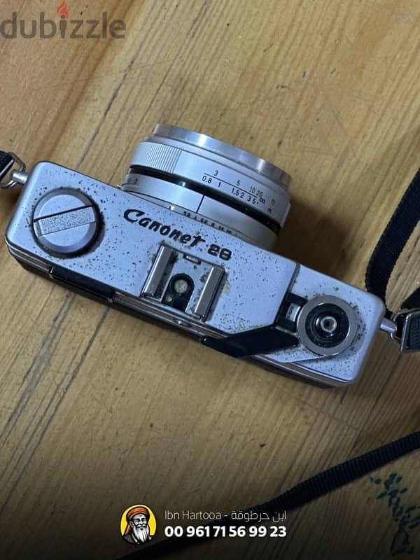 *Vintage Canon Film Camera with Canon INC. 40mm 1:2.8 Lens* 3