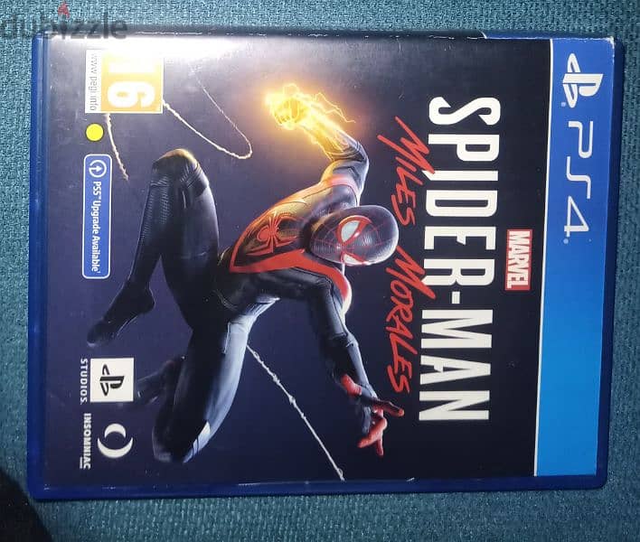 Spiderman miles morales for Ps4/Ps5, has Ps5 upgrade. 0