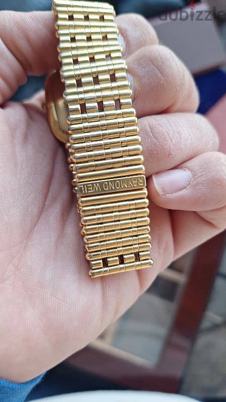 Raymond weil 18k gold plated 1