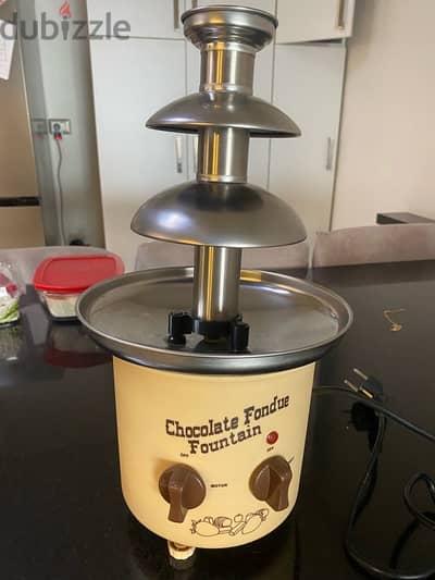 fountain chocolate , used only once