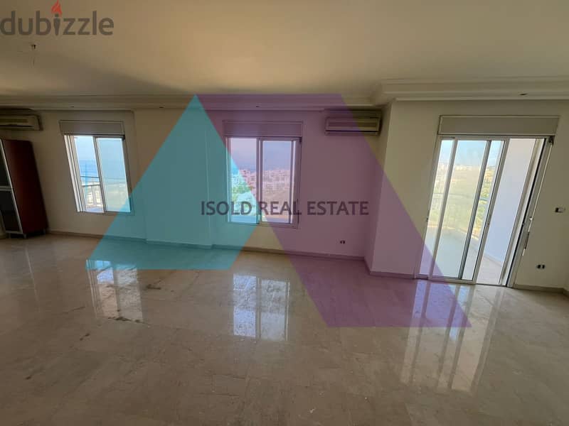 A 240 m2 apartment having an open mountain/sea view for sale in Dbaye 0