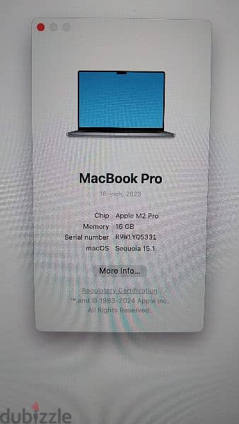 Macbook Pro M2 16"