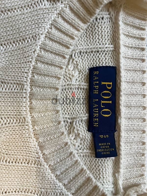 !OFFER! beige+black knit cable ralph lauren 5