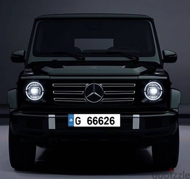 G 66626 Special car plate number for sale 1