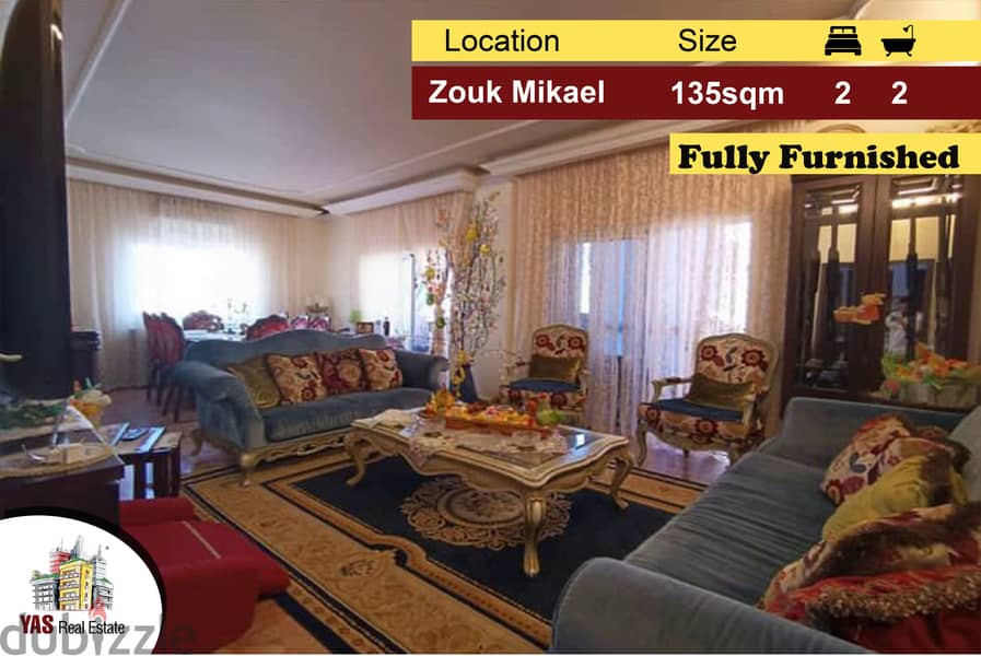 Zouk Mikael 135m2 | Fully Furnished | Well Maintained | Catch | EH | 0