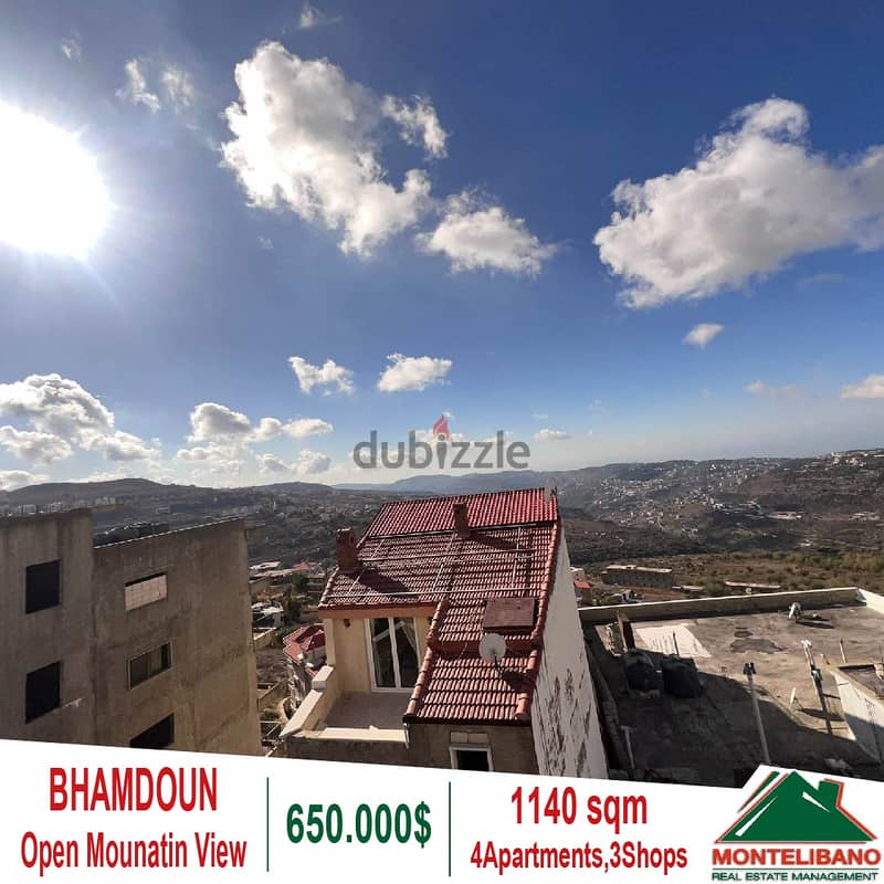 Building for sale in Bhamdoun with an Open Mountain View!! 0