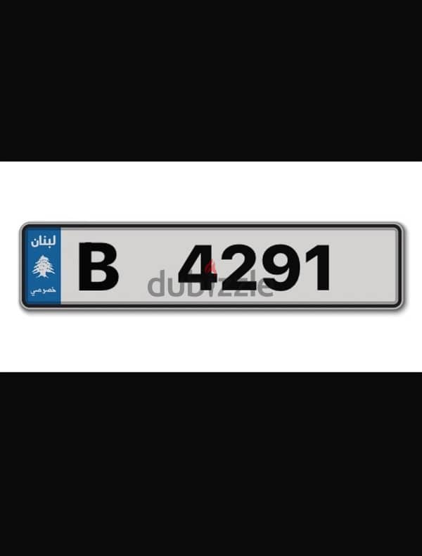 Special Plate B 4291 0