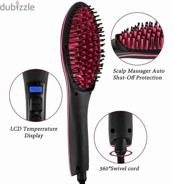 Hair Straightener Brush 1