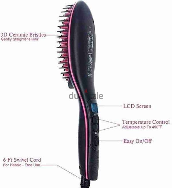 Hair Straightener Brush 2