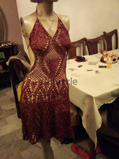 sexy crochet dress