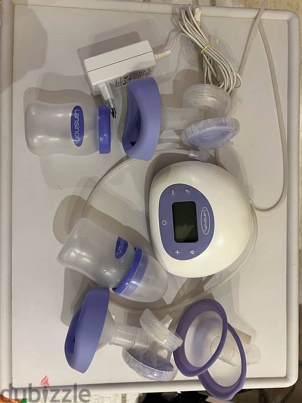 lansinoh 2 in 1 electic breast pump 0