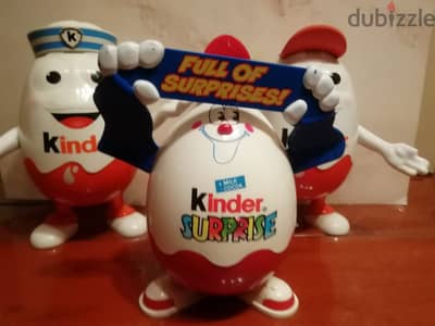 Kinder Surprise Egg Man variations 25cm Storage starting 7$