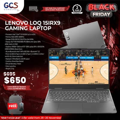 Lenovo LOQ 15IRX9 Gaming Laptop