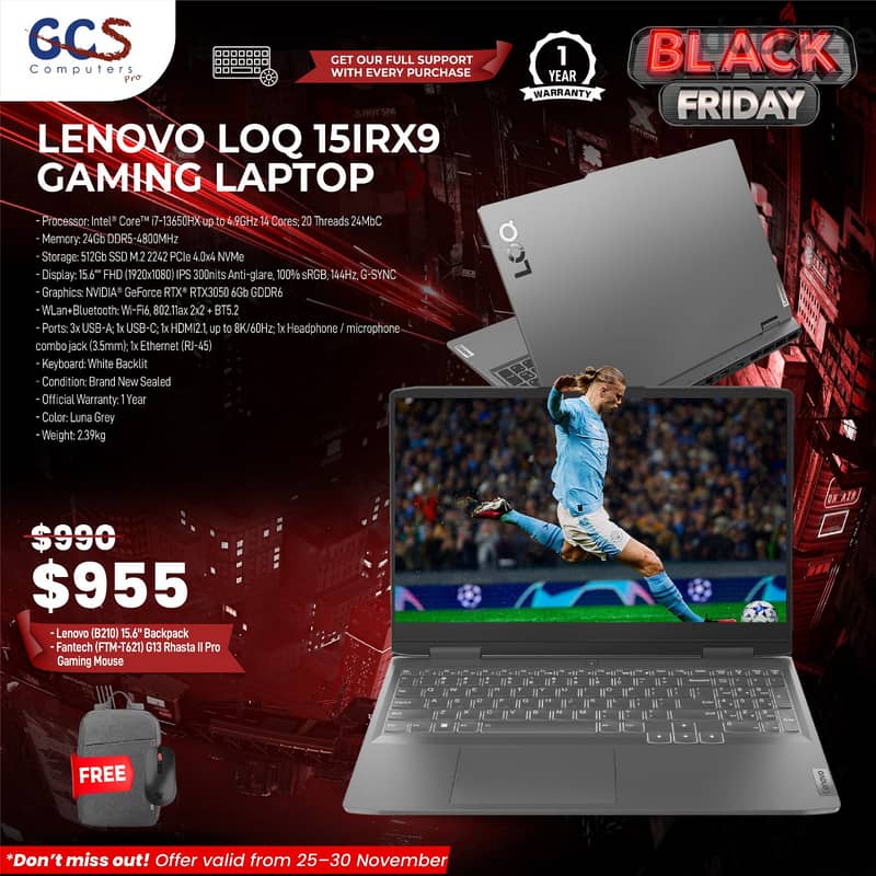 Lenovo LOQ 15IRX9 Gaming Laptop 0