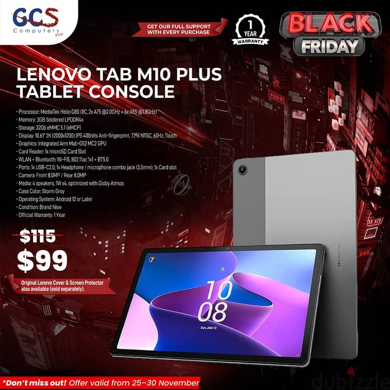 Lenovo Tab M10 Plus Tablet Console 0