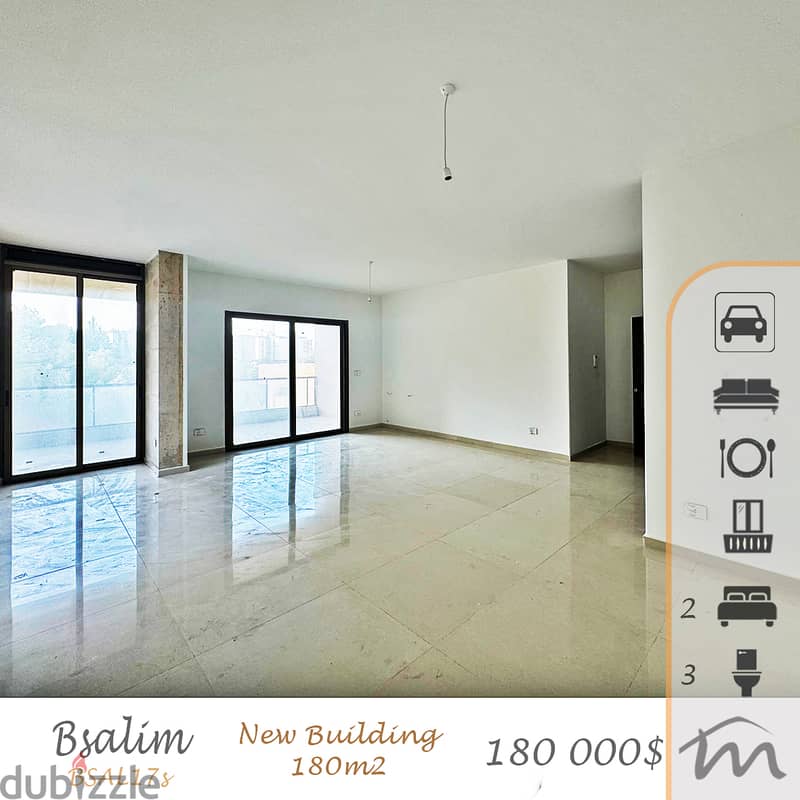 Bsalim | Brand New 180m² w/ Terrace | Classy Neighborhood 0