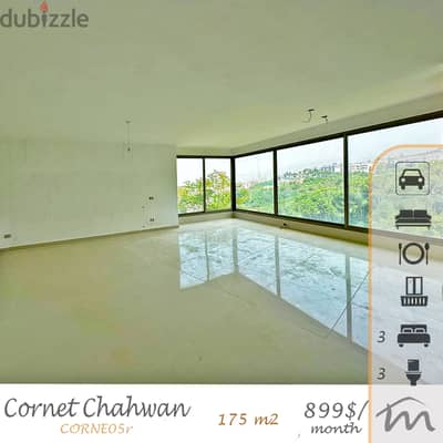 Cornet Chahwan | Brand New 3 Bedrooms Apart | High End | Open Sea View