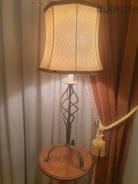 vintage lampadaire,a piece of art,art nouveau,with beautiful shade 0