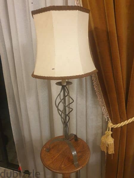 vintage lampadaire,a piece of art,art nouveau,with beautiful shade 2