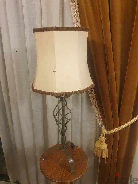 vintage lampadaire,a piece of art,art nouveau,with beautiful shade 3