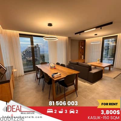 Apartment for rent in Kaslik شقة للاجار في الكسليك