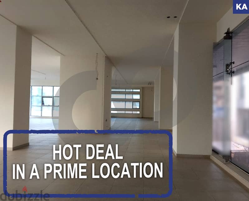 Hot deal - in a prime Location- Aley main road/عاليه  REF#KA114898 0