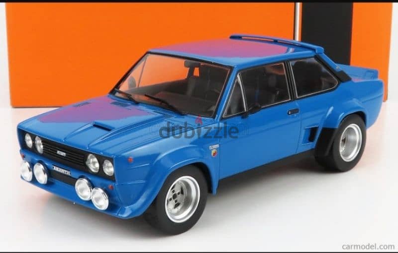 Fiat 131 Abarth 1980 diecast car model 1;18. 0