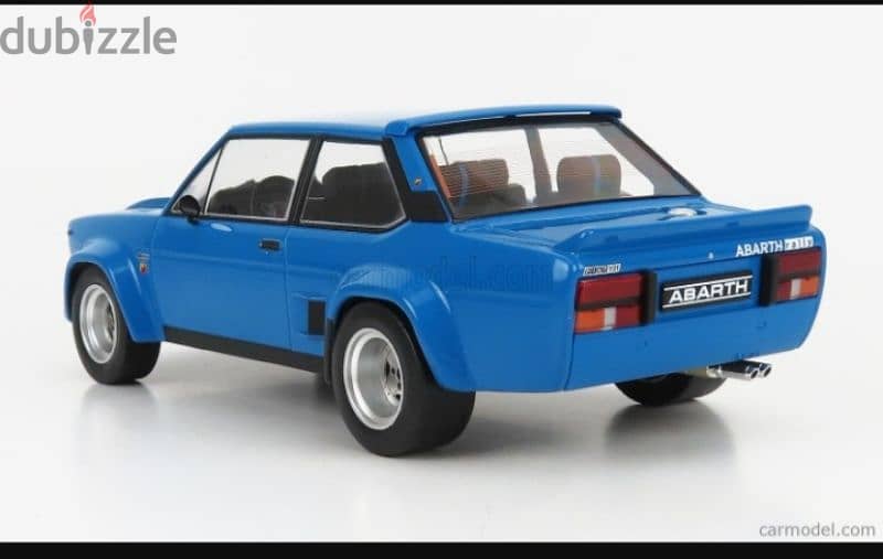 Fiat 131 Abarth 1980 diecast car model 1;18. 2