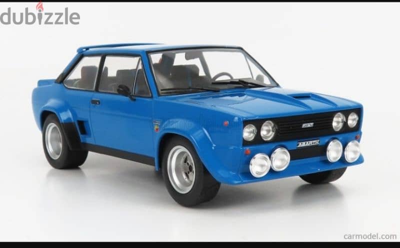 Fiat 131 Abarth 1980 diecast car model 1;18. 3