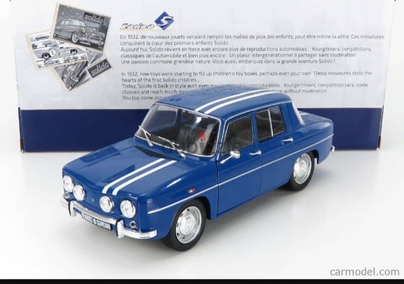 Renault R8 Gordini 1300(1967) diecast car model 1;18. 7